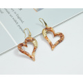 2020 2021 Custom simple fish hook ear jewelry for women Acrylic dangle heart earrings